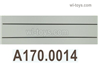 Wltoys XK A170 Wing reinforced square bar set.A170.0014,The size is 1.4*1.4*249mm.Total 2pcs.