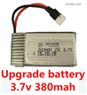Wltoys XK A190 Upgrade Battery Parts.3.7V 380mah Battery 25-(Size-3.9X2X0.7CM).Total 1pcs
