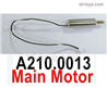 Wltoys XK A210 Main motor unit with the Motor gear.A210.0013.Total 1 Set. Wltoys XK A210 Main motor unit with the Motor gear.A210.0013.Total 1 Set.