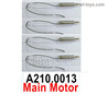 Wltoys XK A210 Main motor unit with the Motor gear.A210.0013.Total 4 Set.