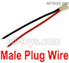 Wltoys XK A210 Male Plug Wire for the Battery.Total 1pcs.