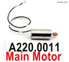 Wltoys XK A220 Main motor unit with the Motor gear.A220.0011.Total 1 Set.