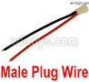 Wltoys XK A220 Male Plug Wire for the Battery.Total 1pcs.