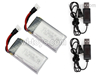 Wltoys XK A260 Parts 2pcs RC Battery Packs + 1pcs USB Charger. The liPO battery is 3.7V 400MAH 20C
