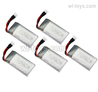 Wltoys XK A260 Parts RC Battery Packs,Total 5pcs. The Cheapest price. 5pcs Lopo Battery packs.A290.0011