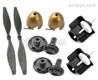 Wltoys XK A260 Parts Crash set 1.It includes the A220.0006,0014,0015 and A260.012.(2pcs Propellers,2pcs fairing set,2 set Propellers clips,2pcs Deceleration group)