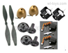 Wltoys XK A260 Parts Crash set 3.It includes the A220.0006,0009,0014,0015,A260.0011 and A260.012.(2pcs Propellers,2pcs fairing set,2 set Propellers clips,2pcs Deceleration group,2pcs Langding gear And 2pcs Servo unit)