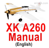 Wltoys XK A260 Parts Manual pdf instruction in English.
