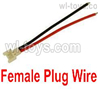 Wltoys XK A260 Parts Female Plug Wire for the Receiver board.Total 1pcs.