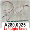 Wltoys XK A280 Parts Left light bar group.A280.0025.
