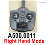 Wltoys XK A500 Parts Transmitter,Remote control.A500.0011.Right Hand Mode.