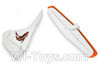 Wltoys XK A600 Parts-Horizontal and Verticall Tail Wing Set,Wltoys XK A600 RC Plane Parts,XK DHC-2 A600 RC RC Fixed Wing Plane Parts