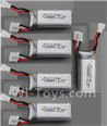 Wltoys XK A600 Parts- Official 7.4v 300mah Battery(5pcs),Wltoys XK A600 RC Plane Parts,XK DHC-2 A600 RC RC Fixed Wing Plane Parts