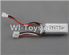 XK A700 Sky Dancer Parts-Battery parts-Official 7.4v 300mah 20C Battery(1pcs)-XK.2.A700.010,XK A700 Sky Dancer RC Plane Parts Accessories,XK A700 Skydancer RC Fixed Wing Plane Replacement Parts