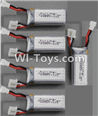 XK A700 Sky Dancer RC Plane Parts-Lipo Batteries-Official 7.4v 300mah 20C Battery(5pcs)-XK.2.A700.010,XK A700 Sky Dancer RC Plane Parts Accessories,XK A700 Skydancer RC Fixed Wing Plane Replacement Parts