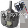 XK A700 Parts-Transmitter,Remote control & Circuit board,XK A700 Sky Dancer RC Plane Parts Accessories,XK A700 Skydancer RC Fixed Wing Plane Replacement Parts