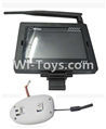 XK A700 Parts-Upgrade 5.8G FPV transmission display screen & FPV Camera unit,XK A700 Sky Dancer RC Plane Parts Accessories,XK A700 Skydancer RC Fixed Wing Plane Replacement Parts
