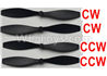 XK X420 Propellers Parts(2pcs-CW-Clockwise + 2pcs-CCW-Counterclockwise)-X420.0009