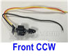 XK X450 Brushless motor(the Front CCW Motor)-7.4V 1307 CW 2300KV-X450.0009