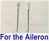 XK X450 Aileron push-pull wire set(2pcs) Parts-X450.0012