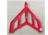 XK X520 Left Verticall Tail Wing Set-Red-X520.0003 XK X520 Left Verticall Tail Wing Set-Red-X520.0003