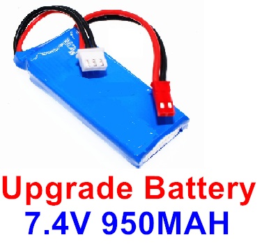 XK X520 Upgrade 7.4V 950mah Battery(1pcs)-Size-65x26x14mm-X520.0013-04