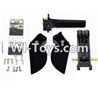 Feilun FT011 Parts-Tail Rudder assembly
