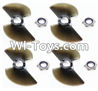 Feilun FT011 Parts-Rotor blades(4pcs)-(Official)