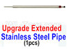 Feilun FT012 Upgrades-Extended Stainless Steel Pipe(1pcs),Feilun FT012 Tuning Parts