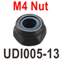 UDI UDI005 Arrow M4 Anti-slip nut. UDI005-13.