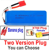 UDI Arrow UDI005 RC Battery Parts. 11.1V 2200MAH Battery. UDI005-37. Total 1pcs. 2 Version Plug You can choose.