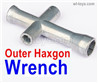Wltoys WL916 Upgrade Parts Outer Hexagon Wrench Parts For the M3 M4 Nut.