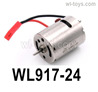 Wltoys WL917 Main motor unit.WL917-24.WL917 Carbon brush motor,7.4V no-load speed 23000, model RC370WA-4242E-41D, nickel plated.