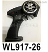 Wltoys WL917 Transmitter, 2.4GHZ Remote Control.WL917-26. The control distance is about 80 meters.