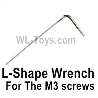 Wltoys WL918 L-Wrench Parts for the M3 Machine Screws.Wltoys WL918 RC Boat Parts Spare Accessories.