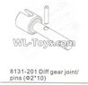 DHK RAZ-R Parts-Diff gear joint and Pins(2X10mm) Parts-8131-201