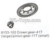 DHK RAZ-R Parts-Crown gear-41T(Large)+Pinion gear-11T(Small) Parts-8133-102