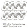 DHK RAZ-R Parts-Flathead screw(KM3x5mm)-16pcs Parts-8381-014
