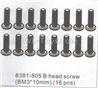 DHK Hunter B head Screw(BM3x10mm)-16pcs Parts-8381-805