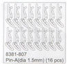 DHK Hunter Pin-A(Dia 1.5mm)-16pcs Parts-8381-807
