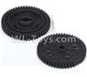 DHK Crosse Spur gear-53T(Plastic)-2pcs Parts-8131-204