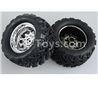 DHK Crosse Tire complete(Chrome wheels)-2pcs Parts-8136-004-01