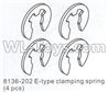 DHK Crosse E-Type Clamping Spring(4pcs) Parts-8136-202