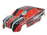 DHK CrossePrinted truck body(pvc),DHK 8136 rc car shell-Red Parts-8137-001 002