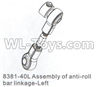 DHK Crosse Assembly of anti-roll bar linkage-Left Parts-8381-40L