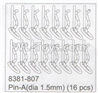 DHK Crosse Pin-A(Dia 1.5mm)-16pcs Parts-8381-807