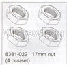 DHK Maximus Parts-17mm nut(4pcs) Parts-8381-022