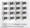 DHK Maximus Parts-Flathead Screw(KM2.6X6mm)-16pcs Parts-8381-113