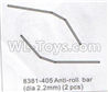 DHK Maximus Parts-Anti-Roll Bar(Dia 2.2mm)-2pcs Parts-8381-405