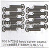 DHK Maximus Parts-B head screw-Coarse thread(BB3x18mm)-16pcs Parts-8381-726